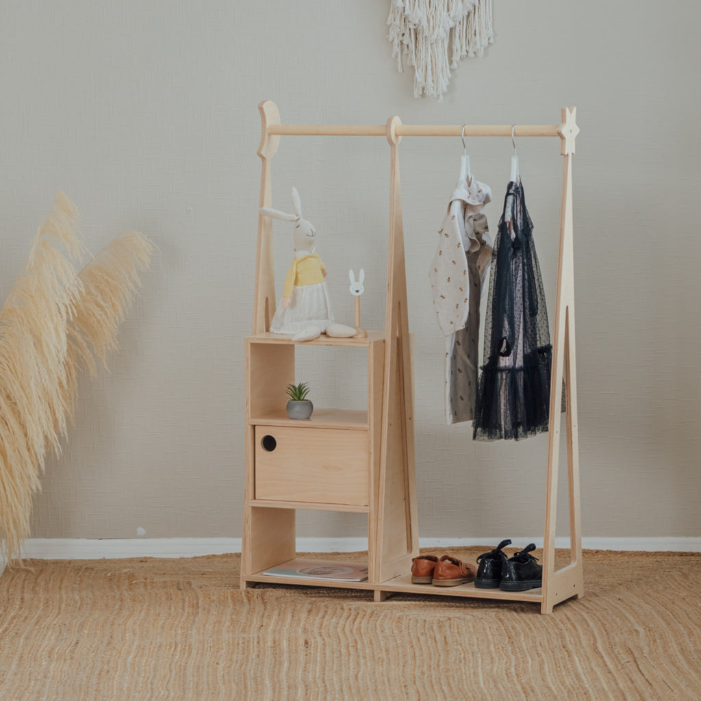Garderoba Montessori naturalna leg&go – widok 3