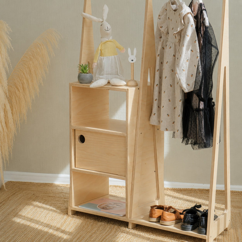 Garderoba Montessori naturalna leg&go – widok 5