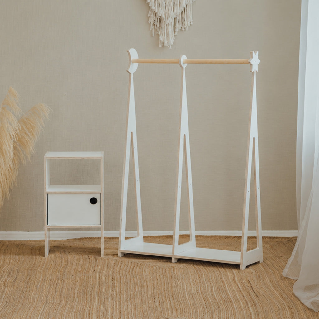 Garderoba Montessori biała leg&go – widok 5