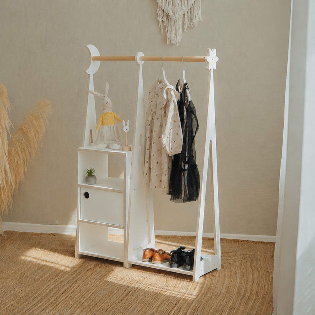 Garderoba Montessori biała leg&go – widok 6