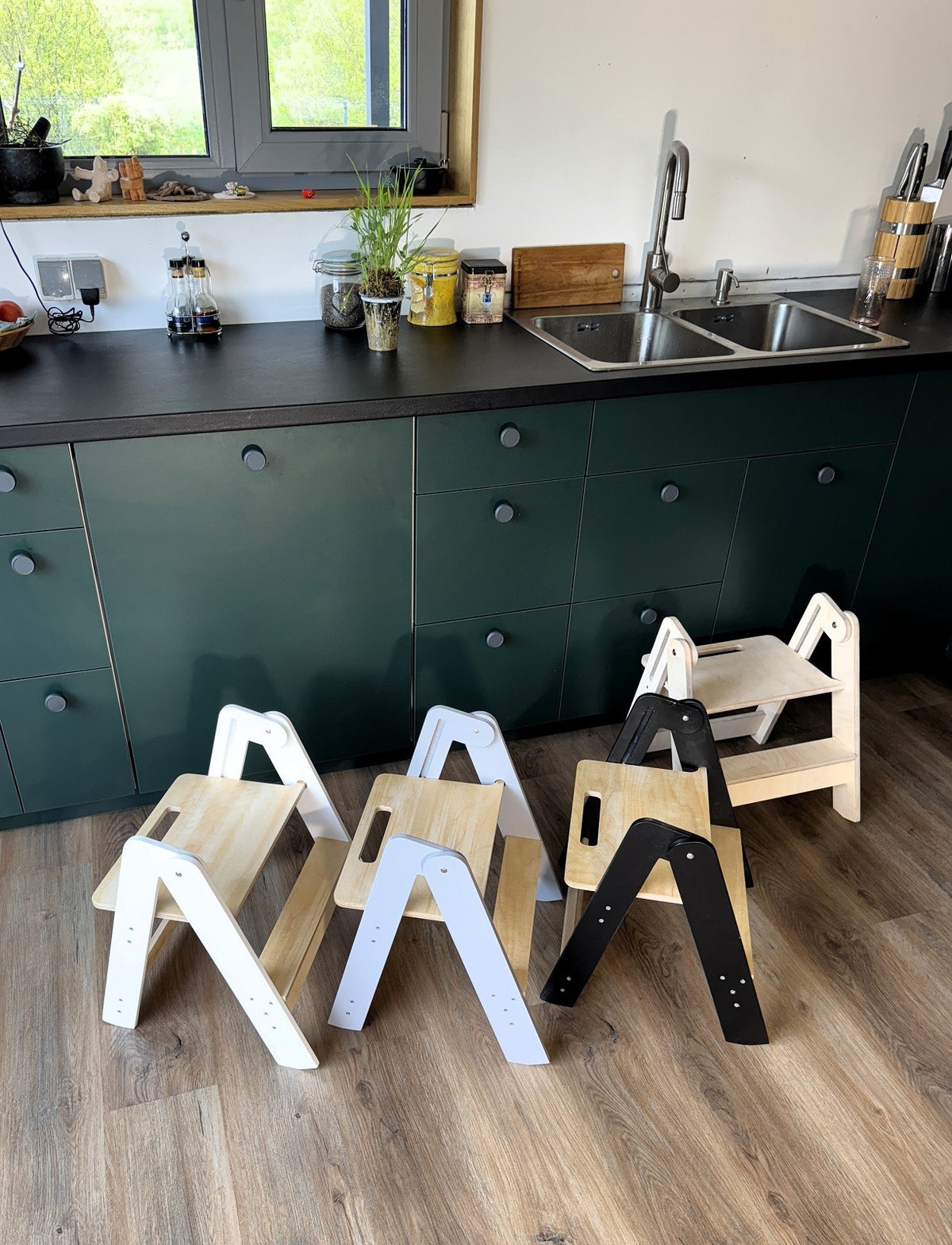 Marchepied pliable Family-scl en bouleau
