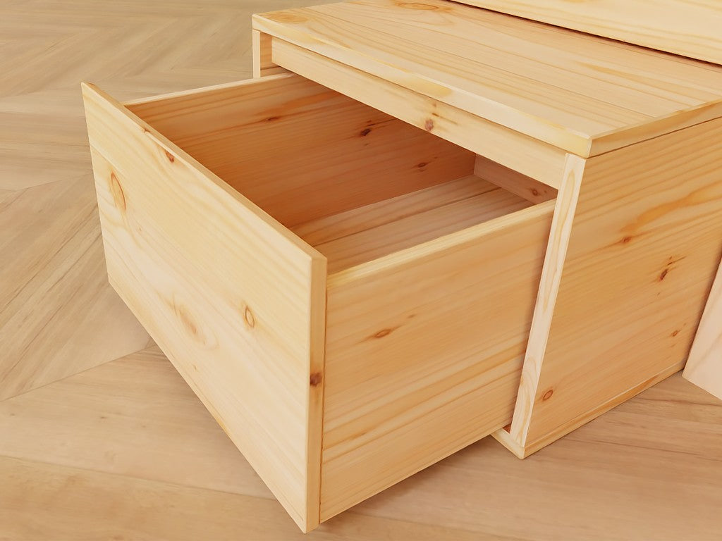 Cama alta MAKALU escalera y escritorio Benlemi – vista 7