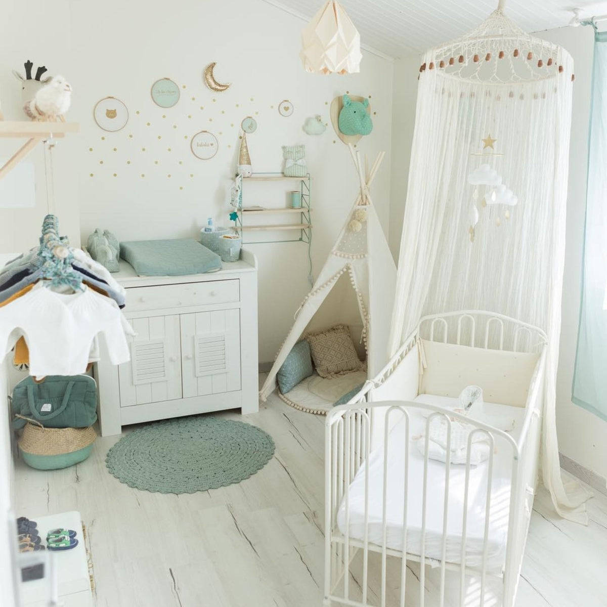 Tipi enfant Original à pompons écru Minicamp – vue 11