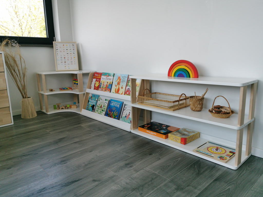 Modułowy regał na książki 2 półki One Little Pine – widok 6