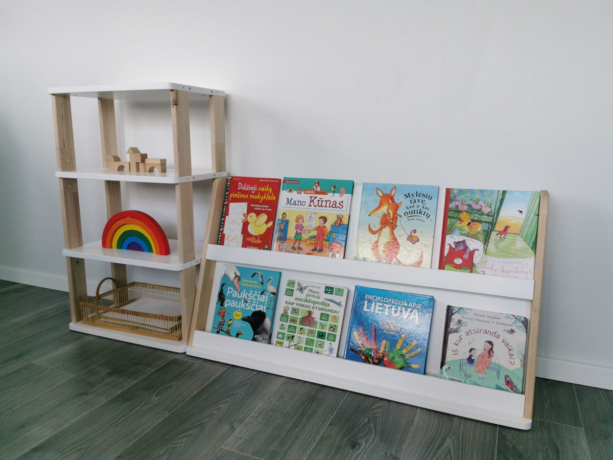 Modułowy regał na książki 2 półki One Little Pine – widok 2