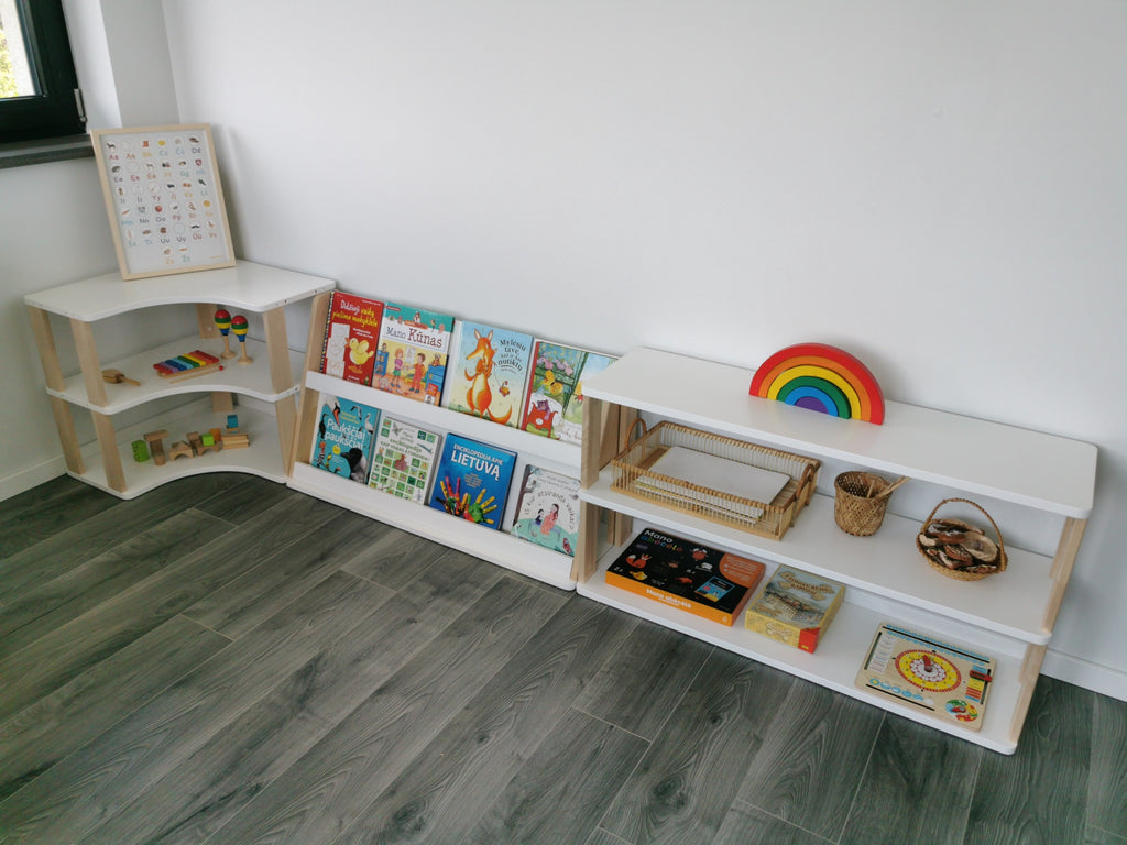 Modułowy regał na książki 2 półki One Little Pine – widok 4