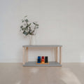 Kast One Little Pine Mini 2 planken, grijs/naturel