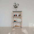 Scaffale One Little Pine Mini 4 piani, grigio/naturale