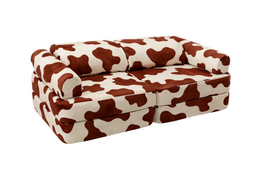 Modulares Kindersofa Kuhmuster bees&blooms