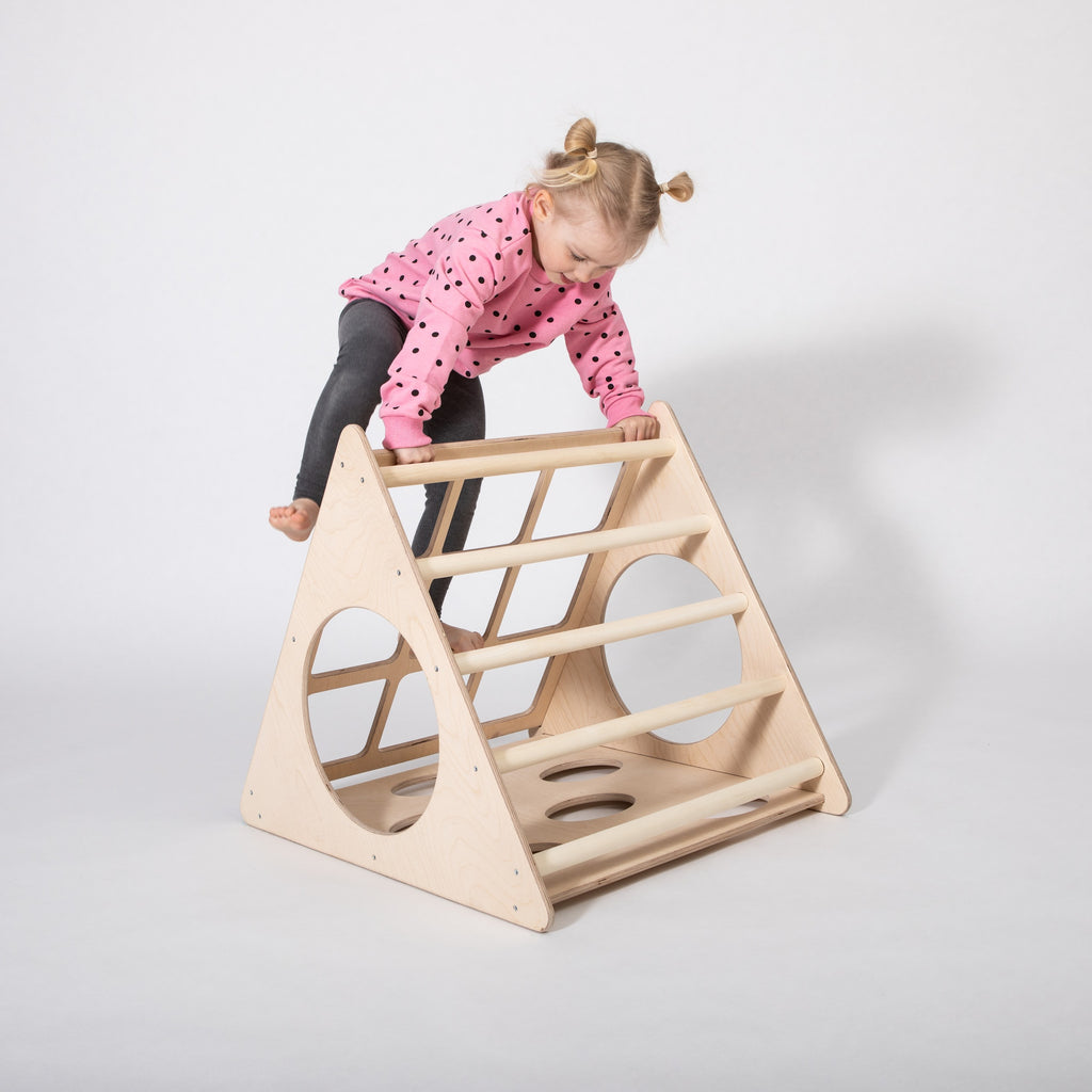 Triangle d'escalade Montessori 3 angles Montessori House Bed – vue 4