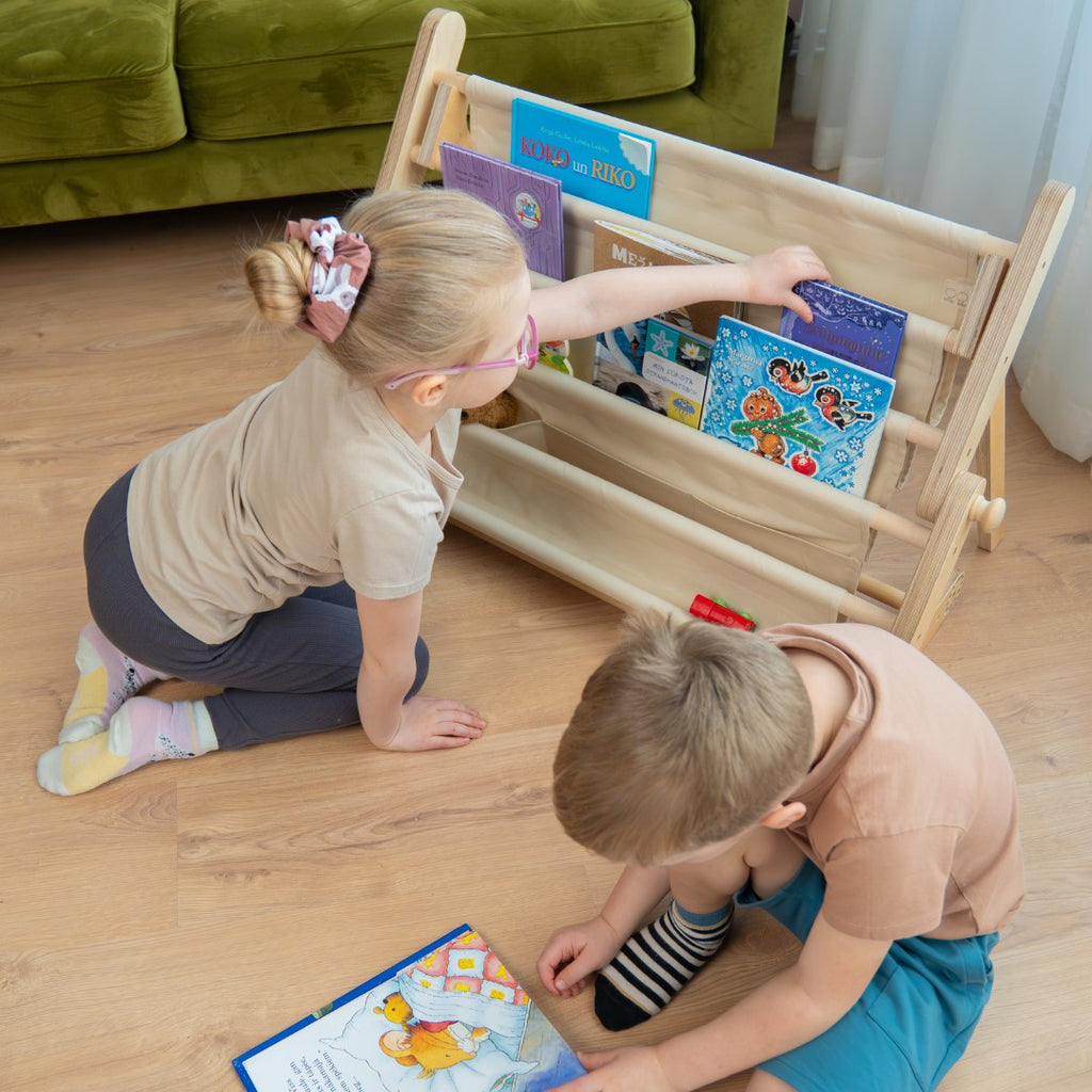 Bibliothèque Montessori en tissu Ette Tete – vue 6