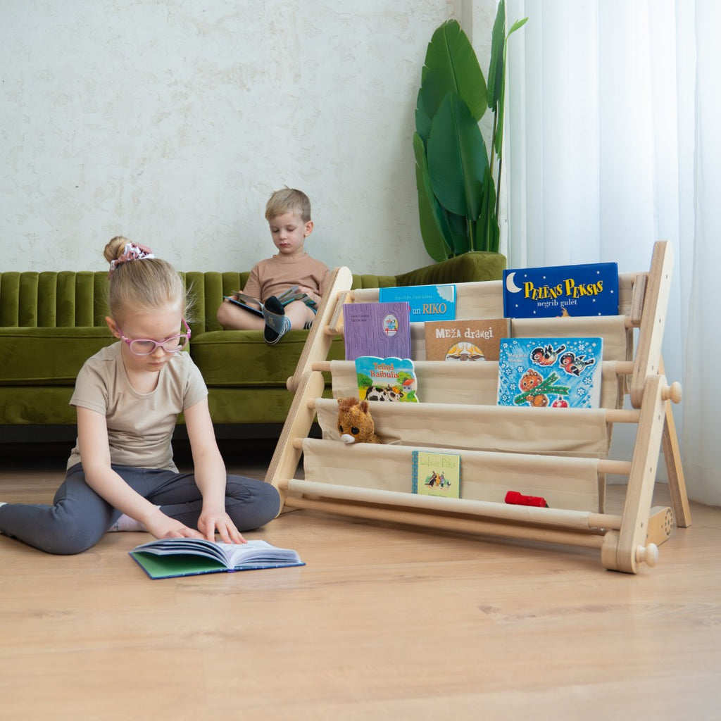 Bibliothèque Montessori en tissu Ette Tete – vue 5