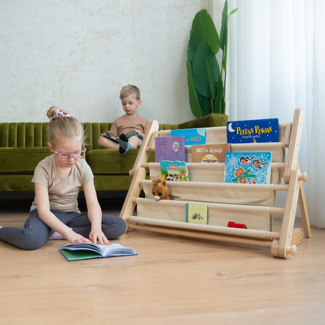 Bibliothèque Montessori en tissu Ette Tete – vue 5