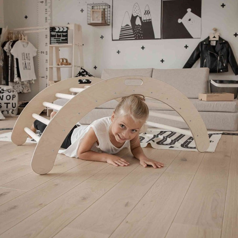 Arche d'escalade Montessori en bois Montessori House Bed – vue 3