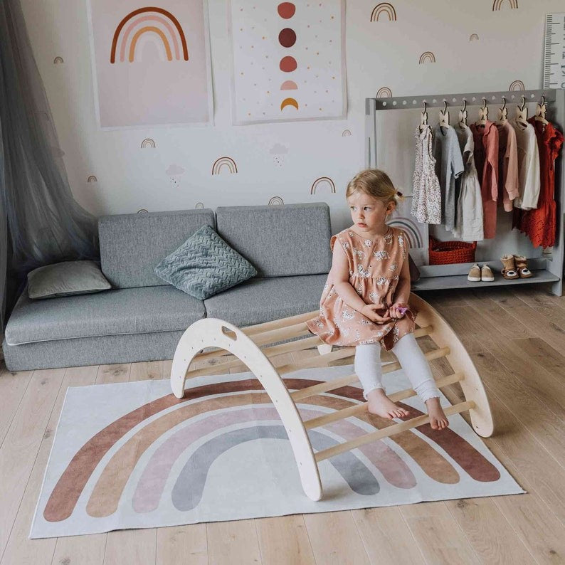 Arche d'escalade Montessori en bois Montessori House Bed – vue 4