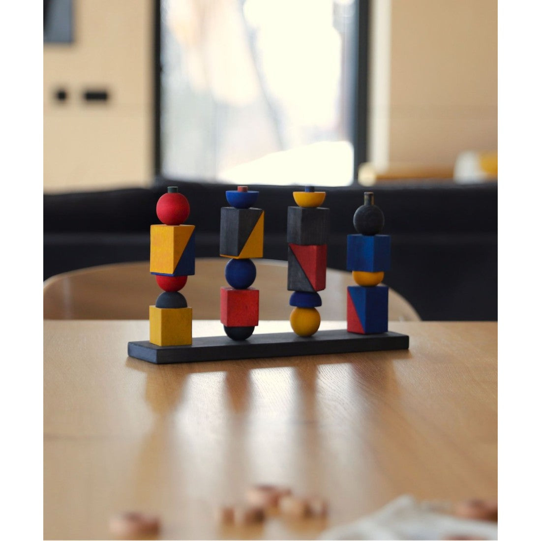Jouet à empiler en bois Modern X Wooden Story – vue 4