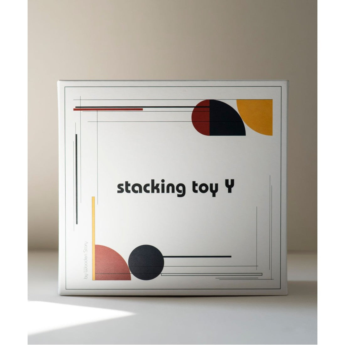 Jouet à empiler en bois Modern Y Wooden Story – vue 5