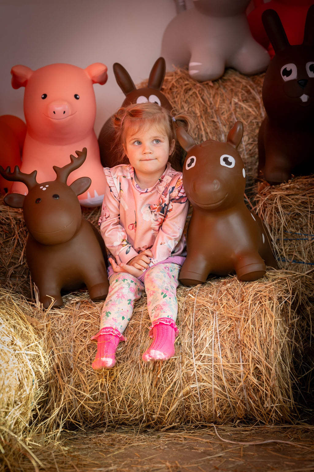 Cheval sauteur enfant Jumpy marron Gerardo's Toys – vue 2