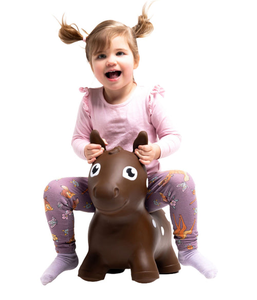 Caballo saltarín infantil Jumpy marrón Gerardo's Toys