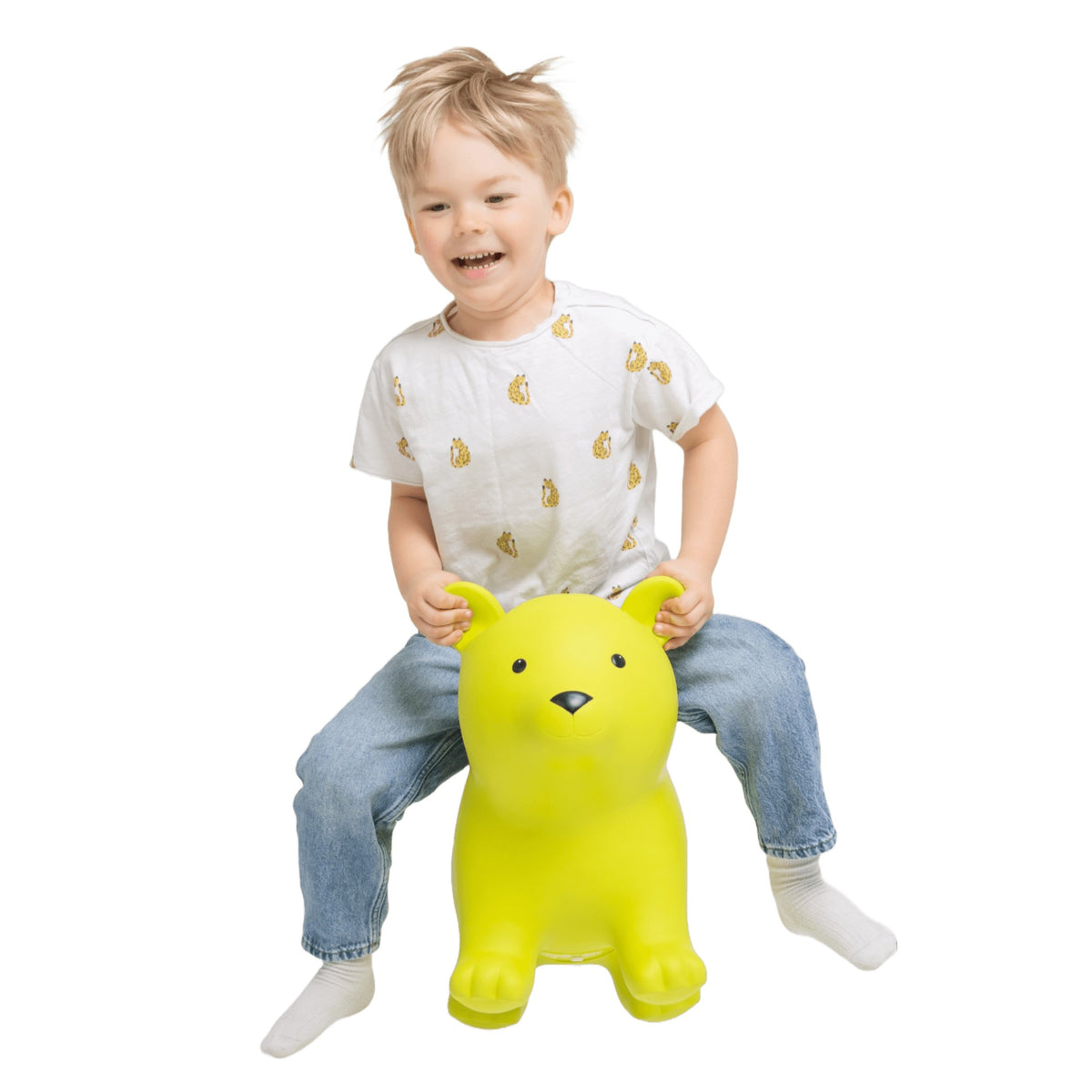 Hüpftier JUMPY Bär Grün Gerardo's Toys