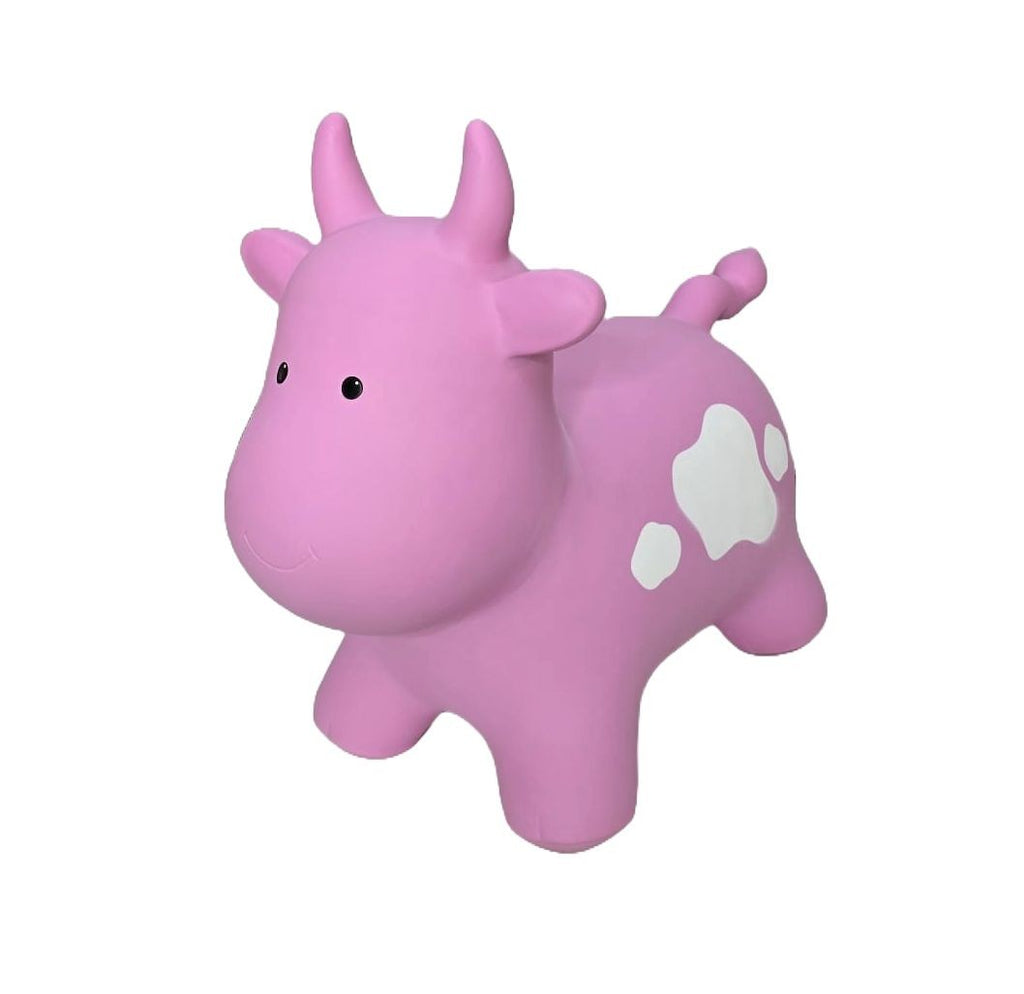 Zwierzak-skoczek JUMPY krowa różowa Gerardo's Toys