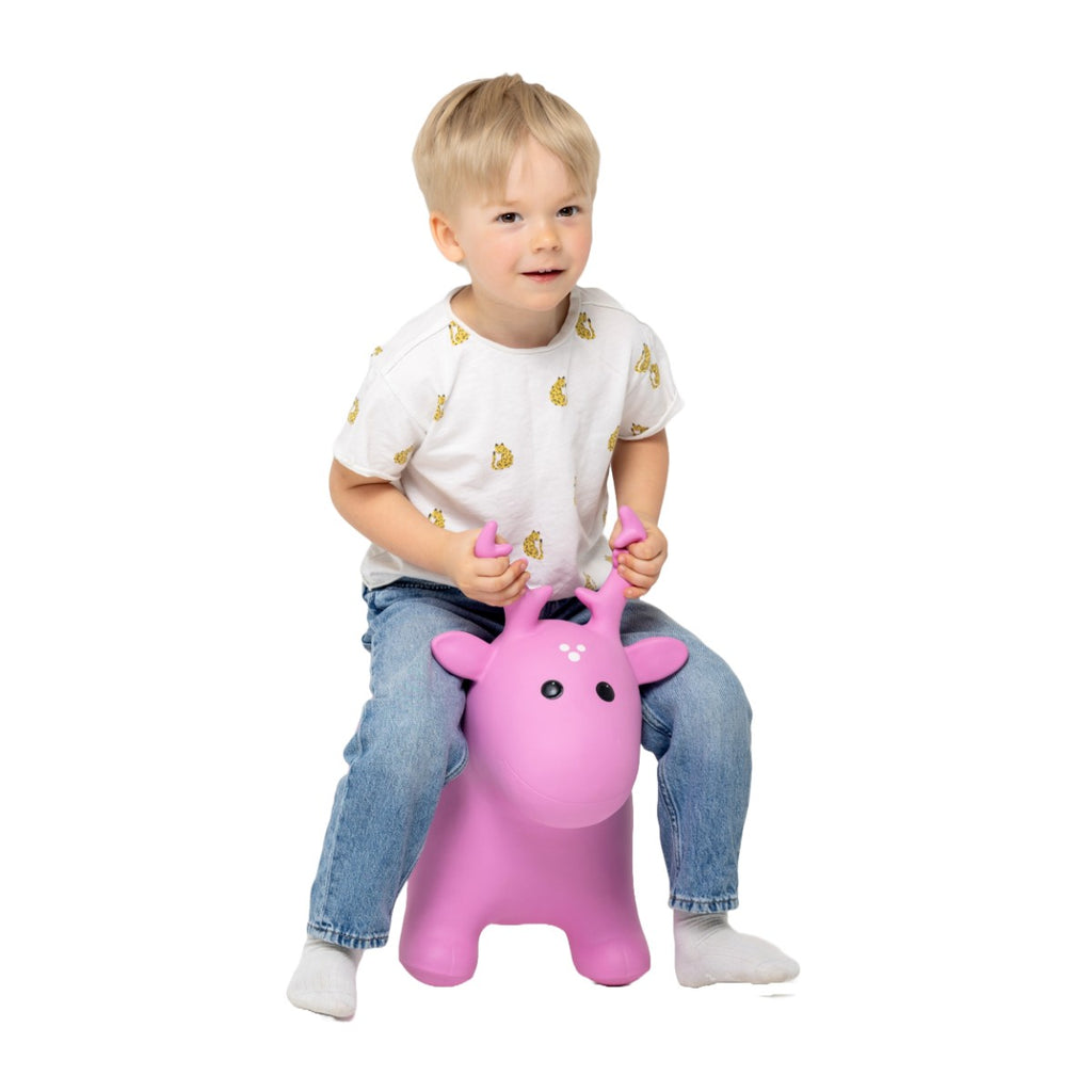 Animal sauteur JUMPY élan rose Gerardo's Toys – vue 3