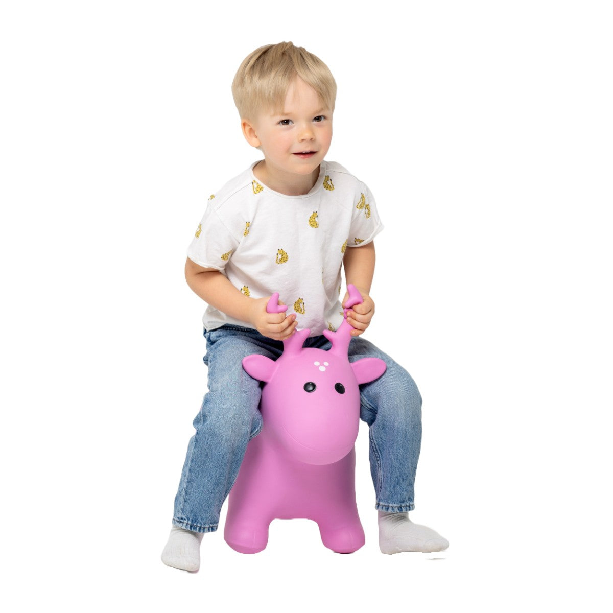 Animal sauteur JUMPY élan rose Gerardo's Toys – vue 3