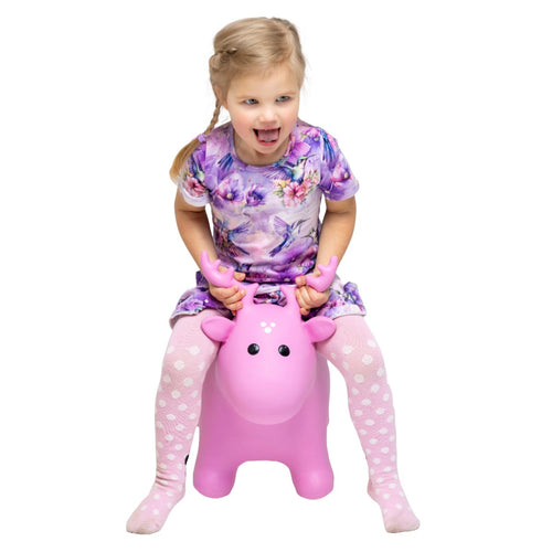 Animal sauteur JUMPY élan rose Gerardo's Toys