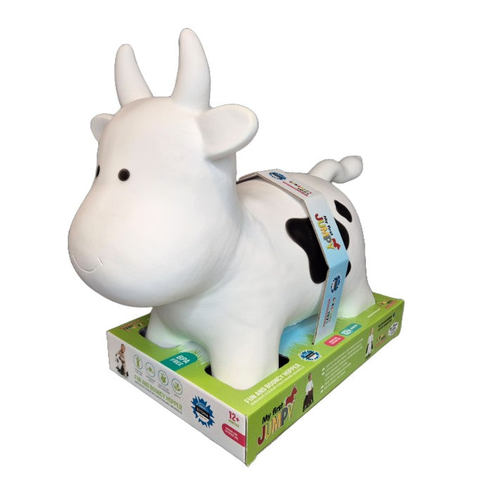 Animal sauteur JUMPY vache blanc Gerardo's Toys – vue 3