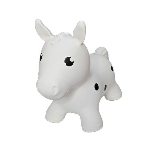 Animal sauteur JUMPY cheval blanc Gerardo's Toys