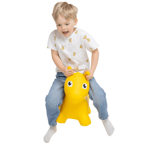Animal saltarín JUMPY caballo amarillo Gerardo's Toys – vista 2