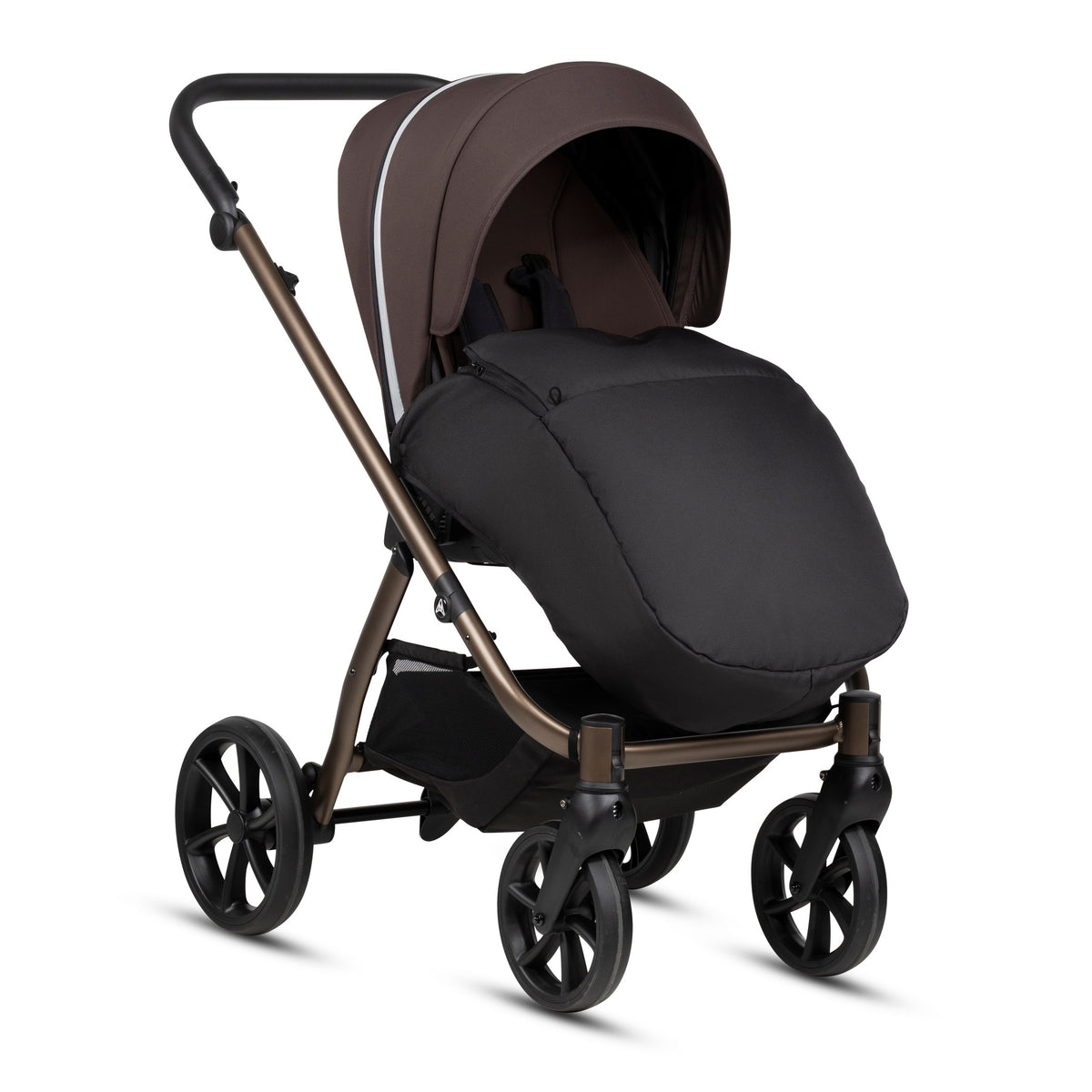Poussette 2 en 1 Fjordi V2 Dark Brown Noordi – vue 5