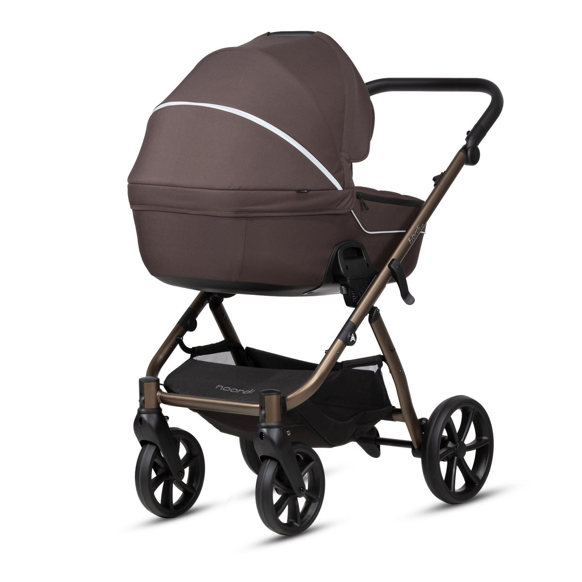 Poussette 2 en 1 Fjordi V2 Dark Brown Noordi – vue 4