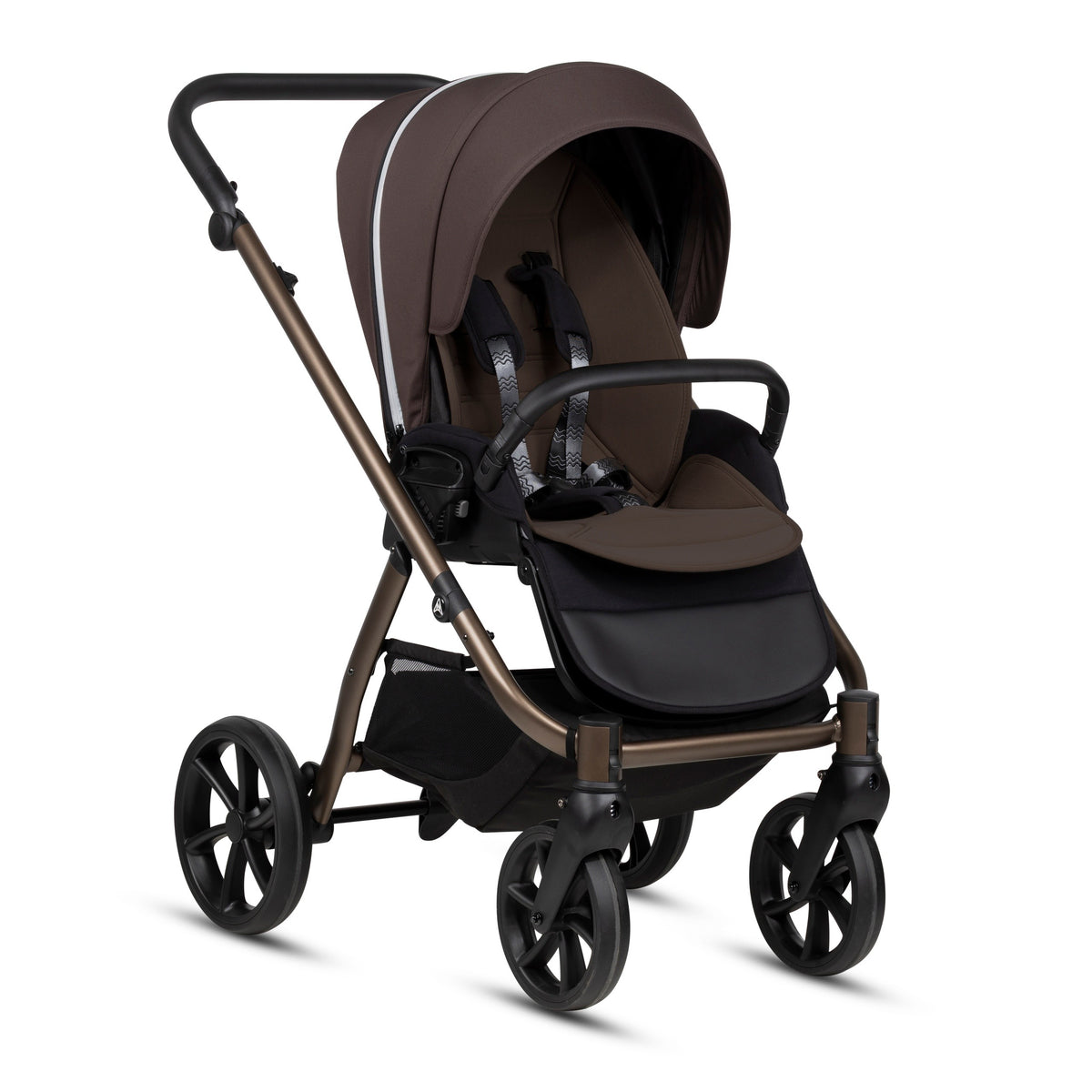 Cochecito 2 en 1 Fjordi V2 Dark Brown Noordi – vista 6