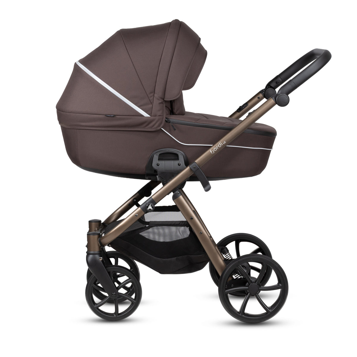 Poussette 2 en 1 Fjordi V2 Dark Brown Noordi – vue 3