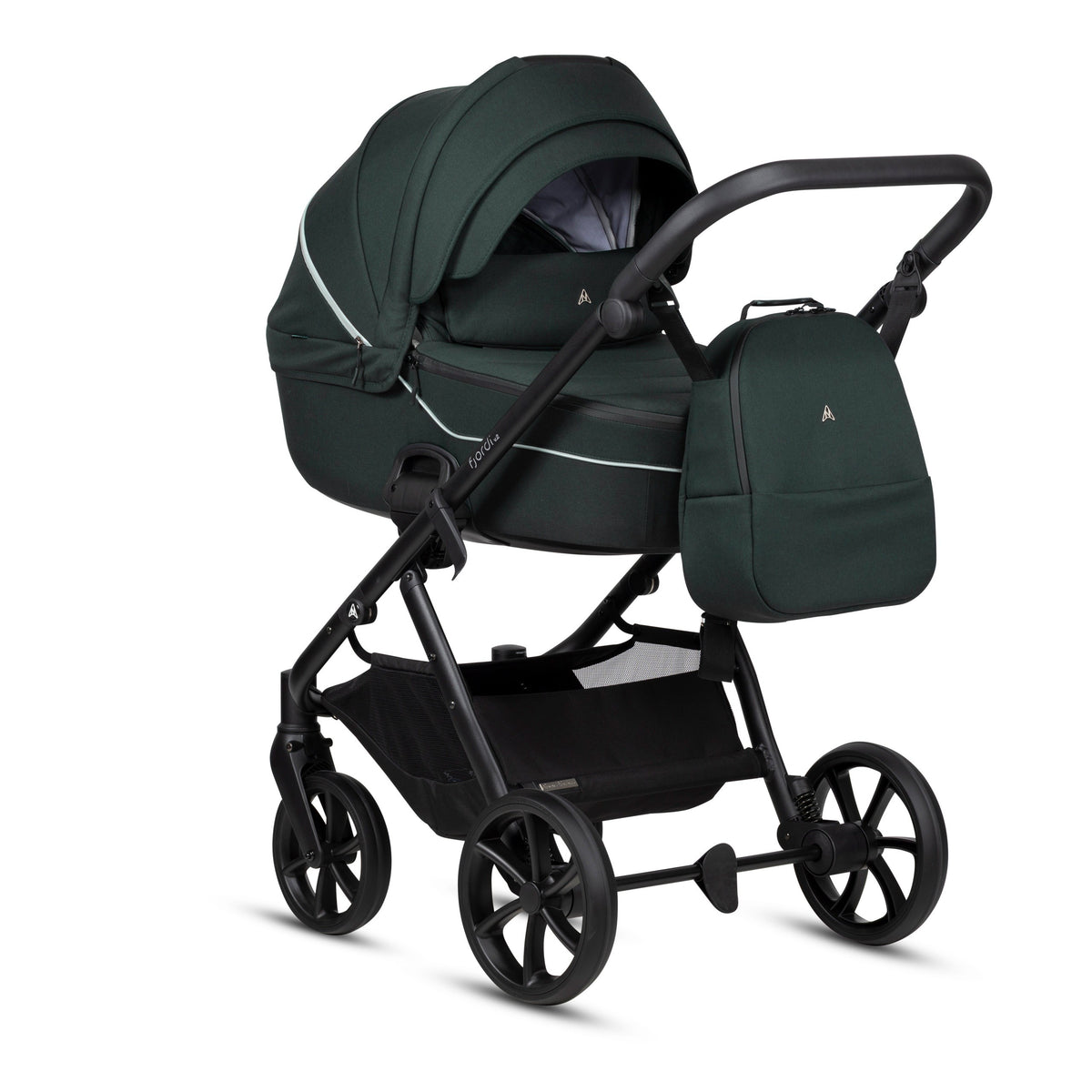 Kinderwagen 2-in-1 Fjordi V2 Forest Green Noordi – Ansicht 2
