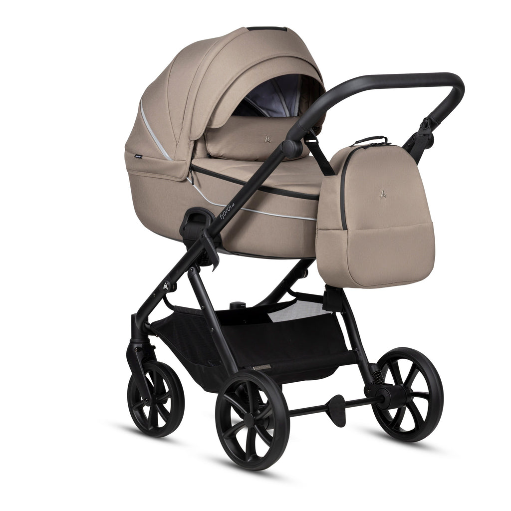 Poussette 2 en 1 Fjordi V2 Taupe Noordi – vue 2