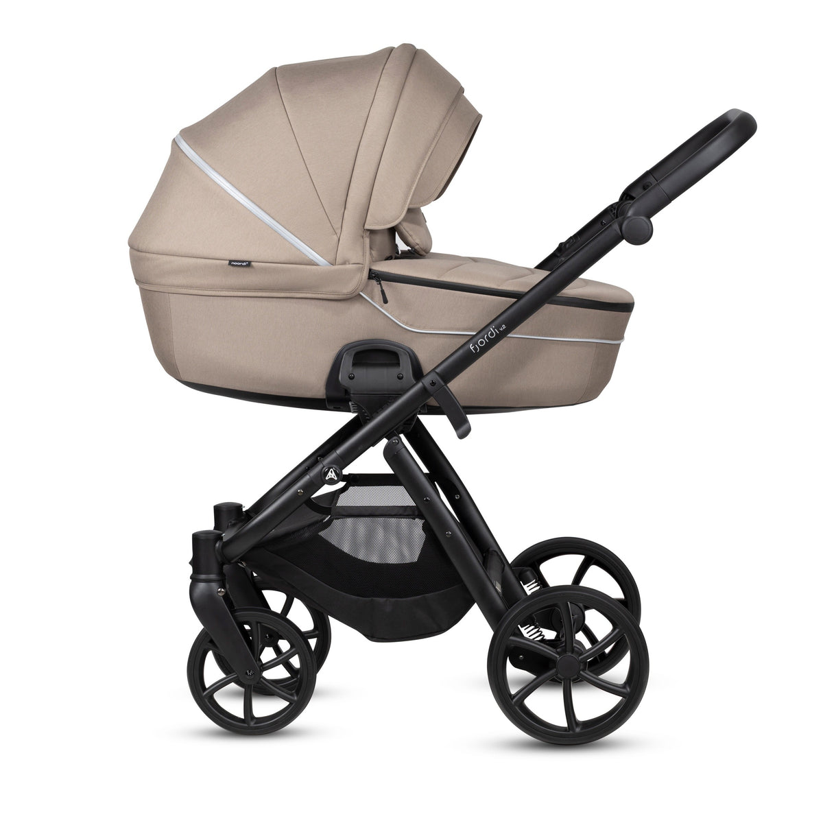 Poussette 2 en 1 Fjordi V2 Taupe Noordi – vue 3