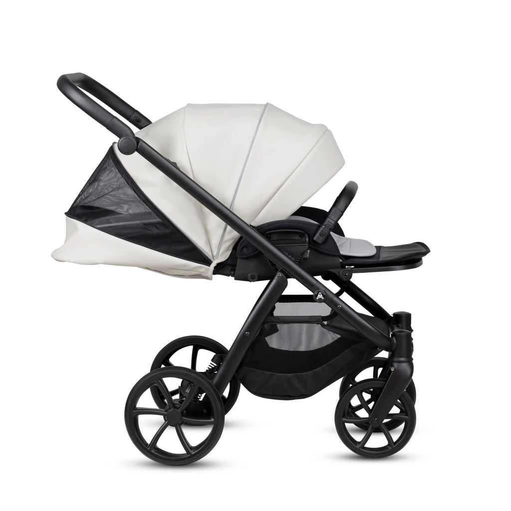 Poussette 2 en 1 Fjordi V2 Leather Cloud Noordi – vue 9