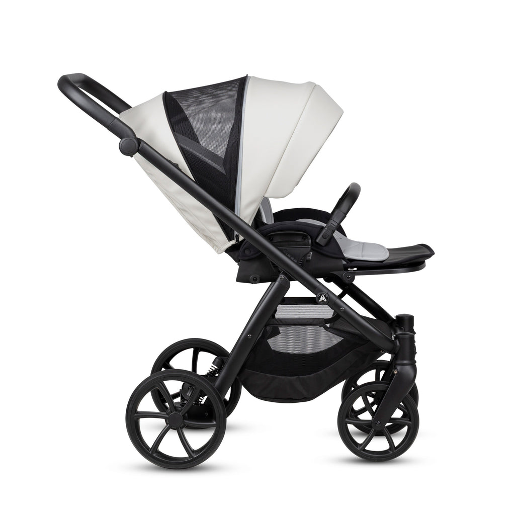 Poussette 2 en 1 Fjordi V2 Leather Cloud Noordi – vue 7