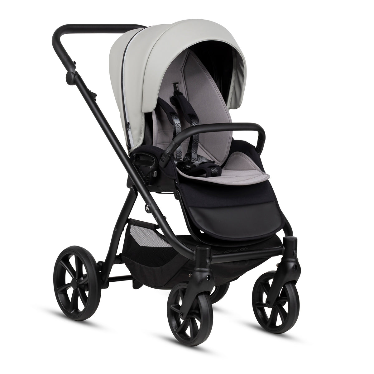 Kinderwagen 2-in-1 Fjordi V2 Leather Sleet Noordi – weergave 6