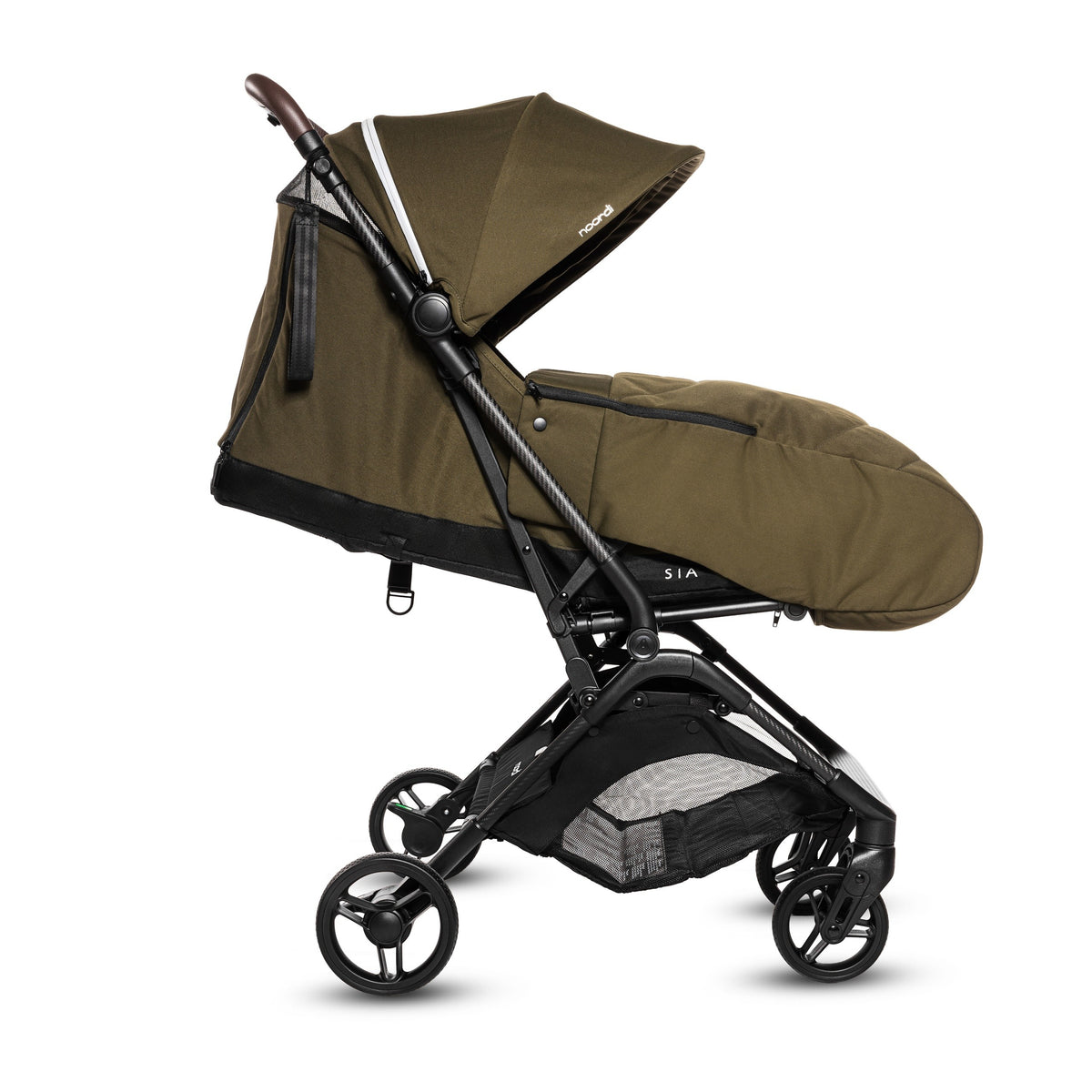 Cochecito compacto Sia Navy Green Noordi – vista 5