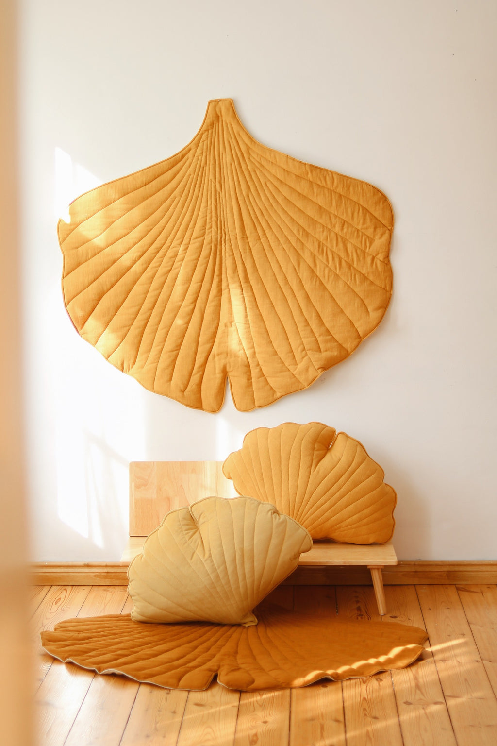 Tappeto foglia di ginkgo mango moi mili – vista 4