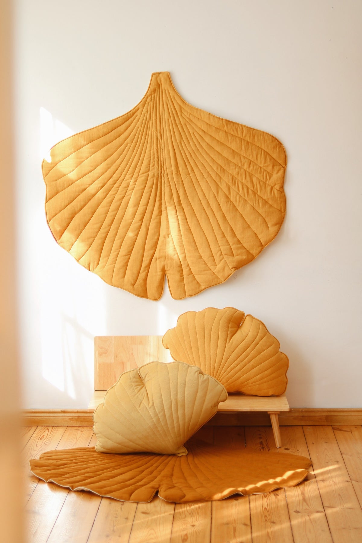 Tappeto foglia di ginkgo mango moi mili – vista 4
