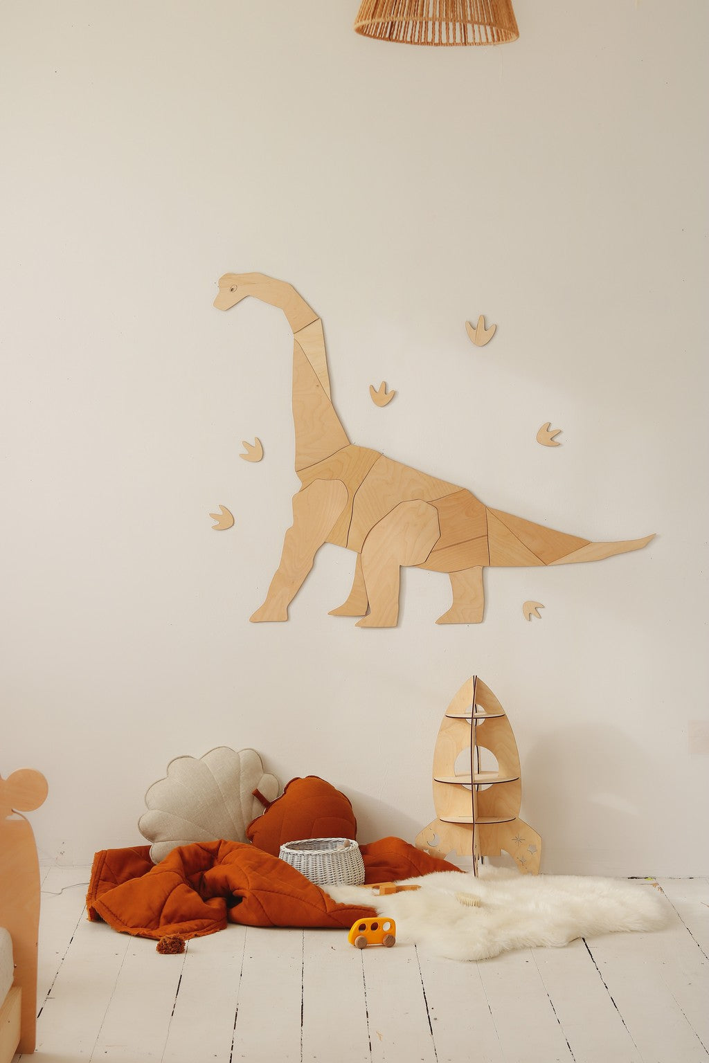 Wanddecoratie Diplodocus maat M Cut It Now – weergave 6