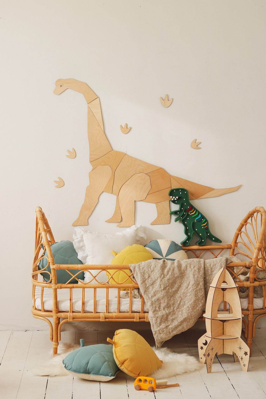 Decorazione murale Diplodoco misura S Cut It Now