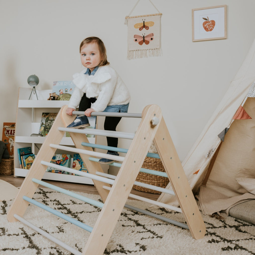 Triangle de Pikler avec espalier pastel leg&go – vue 6