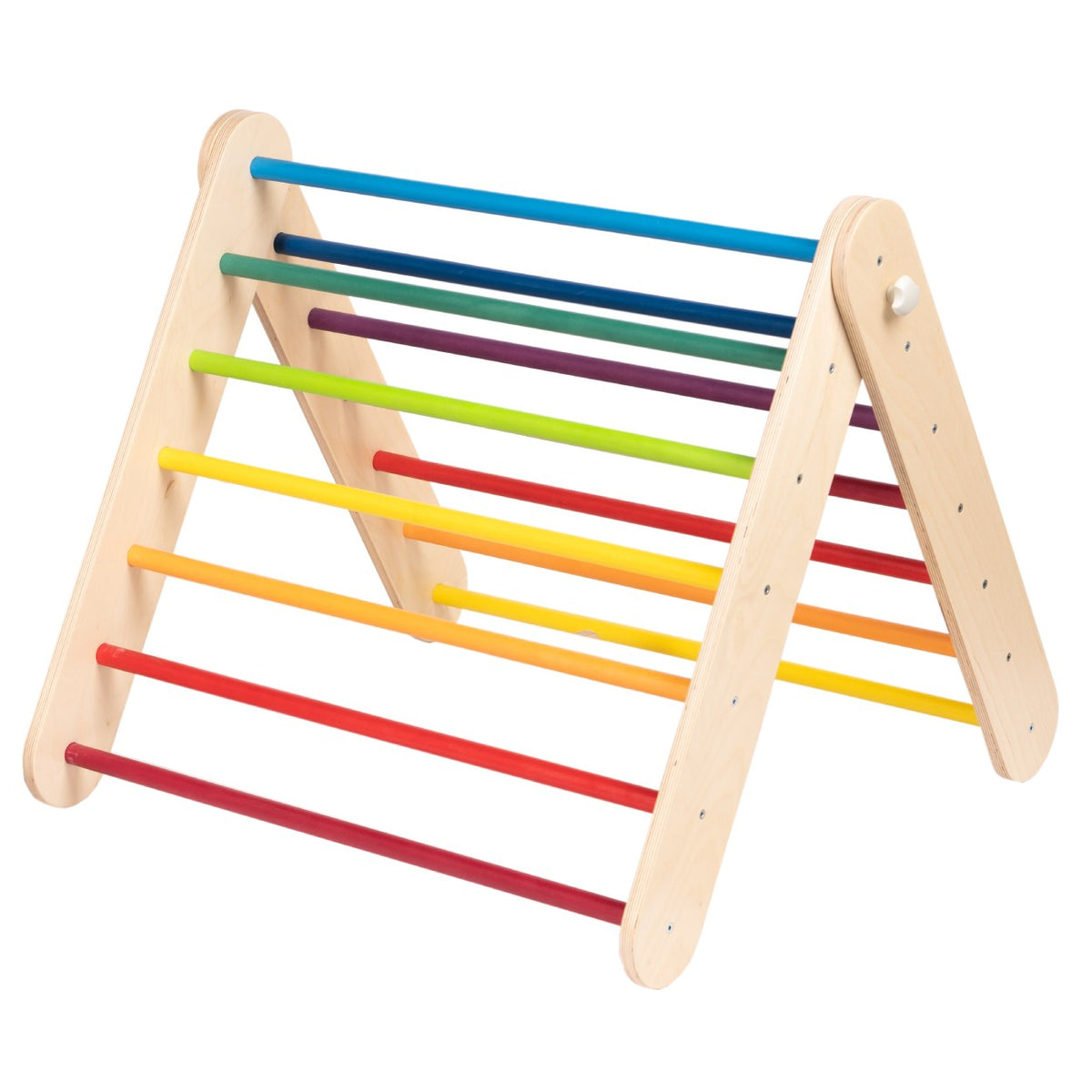 Triangle de Pikler avec espalier arc-en-ciel leg&go – vue 7