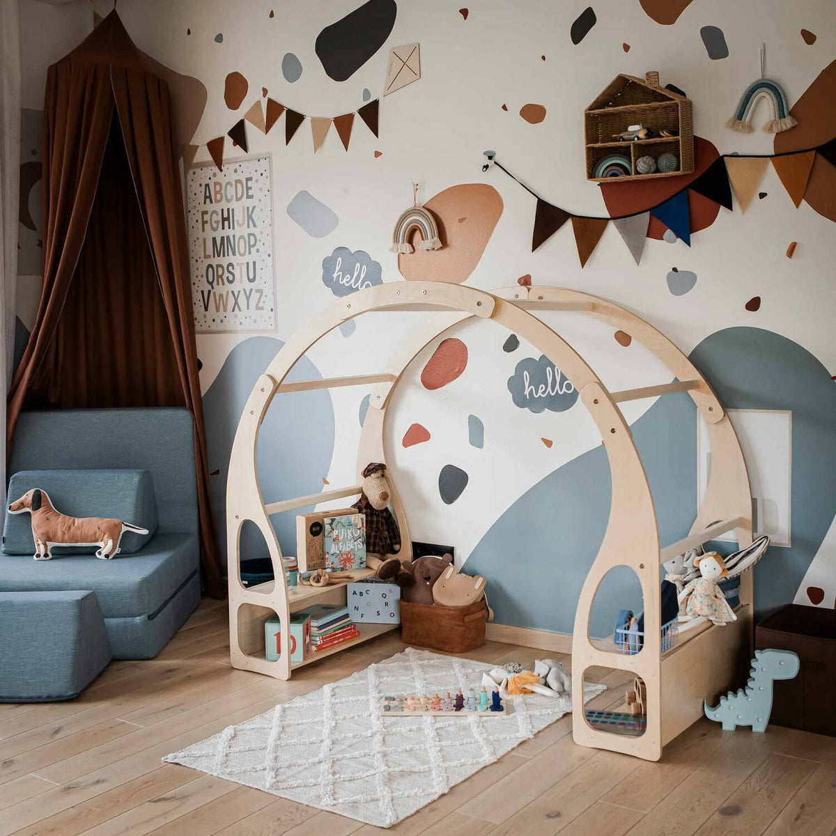 Spielregal Montessori House Bed – Ansicht 14
