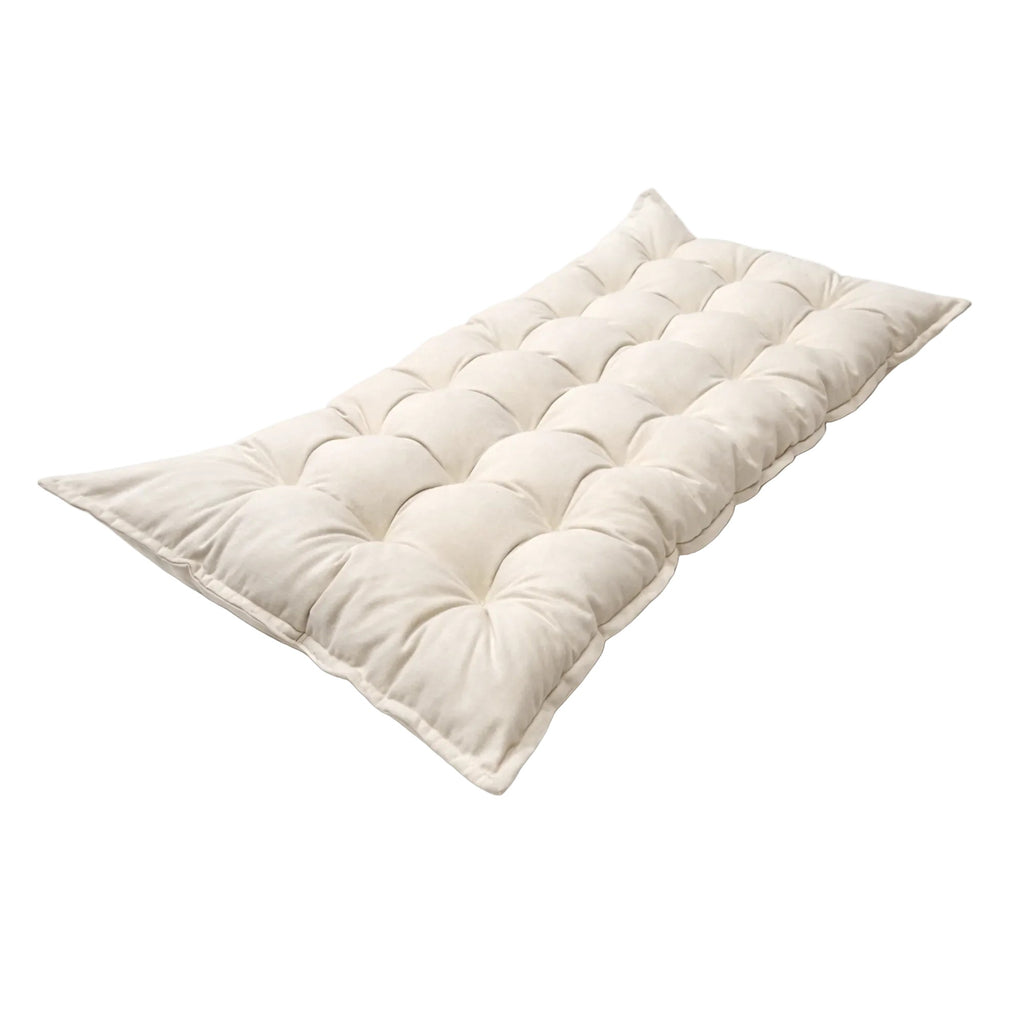 Coussin de sol enfant matelassé beige bees&blooms